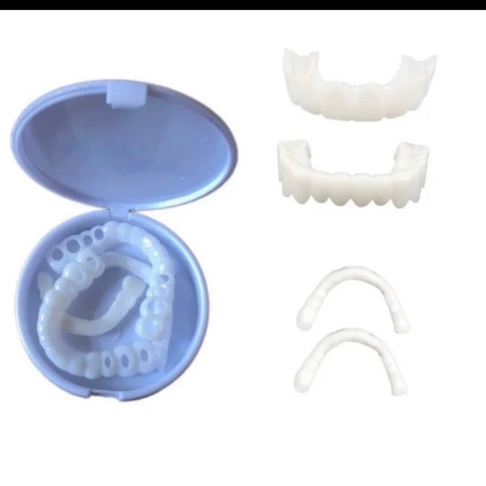 False teeth snap on smile removable reusable temporary new fake teeth - Picture 7 of 7